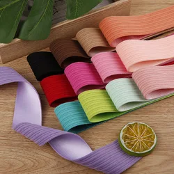 Handmade Striped Velvet Ribbon with 10 Yards for DIY Crafts Gift Wrapping and Wedding Decorations