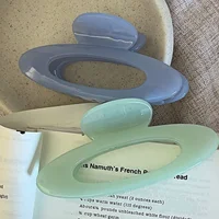 1PC Jelly Hollow Shark Clip, Light Blue Mint Green Large Hair Claw, Elegant Women Summer Daily Fashion Hair Accessories - Image 6