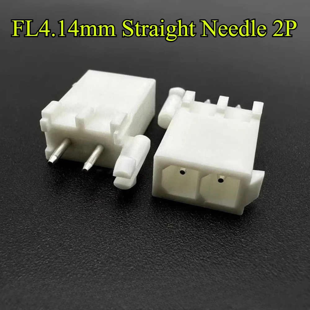 5-100Pcs/lot FL4.14mm Welded Plate Straight Needle 2P/3P/4P/6P/9P/12P Connector FL-2A3A4A6A9A12A Needle Seat Plugin HX41406