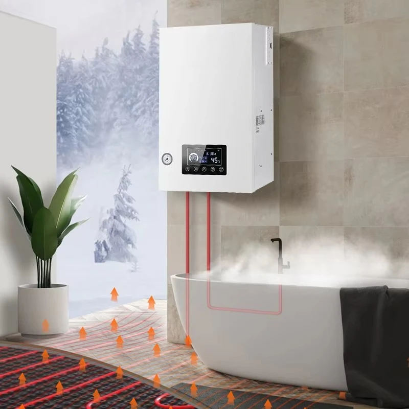 Whole House Hot Water Supply Combi Boiler Radiator Floor Heating Electric Boiler
