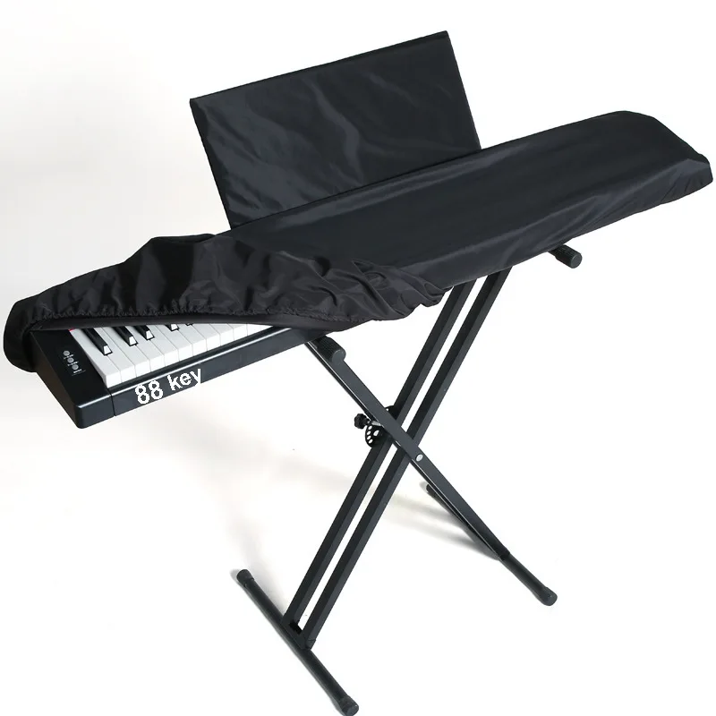 88/61 Keys Keyboard Dust Cover with Music Stand Cover Waterproof Piano Keyboard Protective Cover for Digital Piano Home Studio