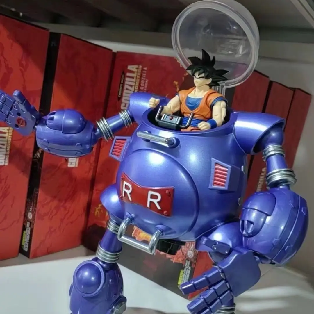 Hot Dragon Ball 32cm Fj modelo cinturón rojo Robot seda roja ejército Robot aleación puede llevar muñecas Shf escritorio regalo de cumpleaños Kit de garaje