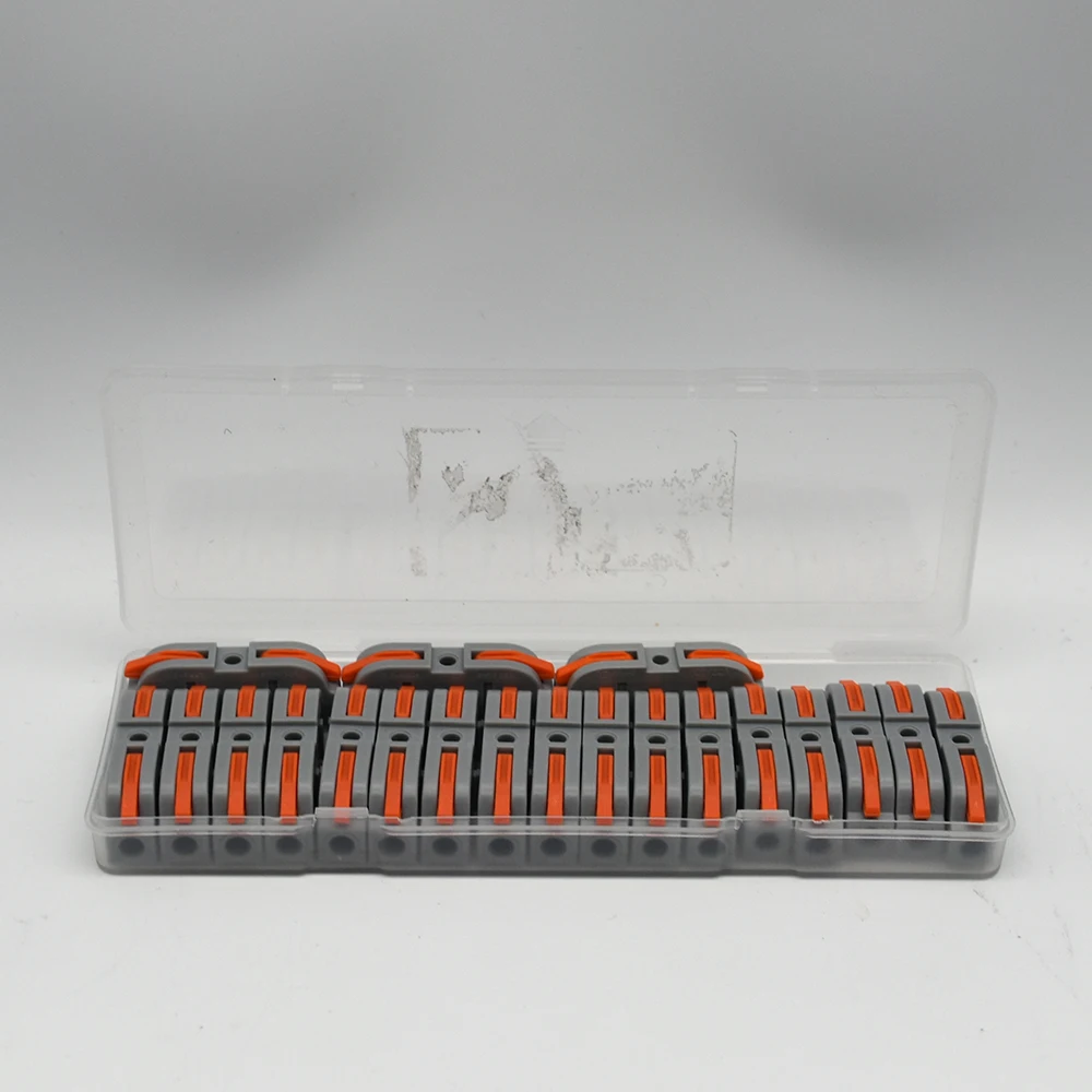 Quick Splicing Multiplex Butt Wire Connector Compact Electrical Cable Terminal Block Home Wiring Connectors Junction Box