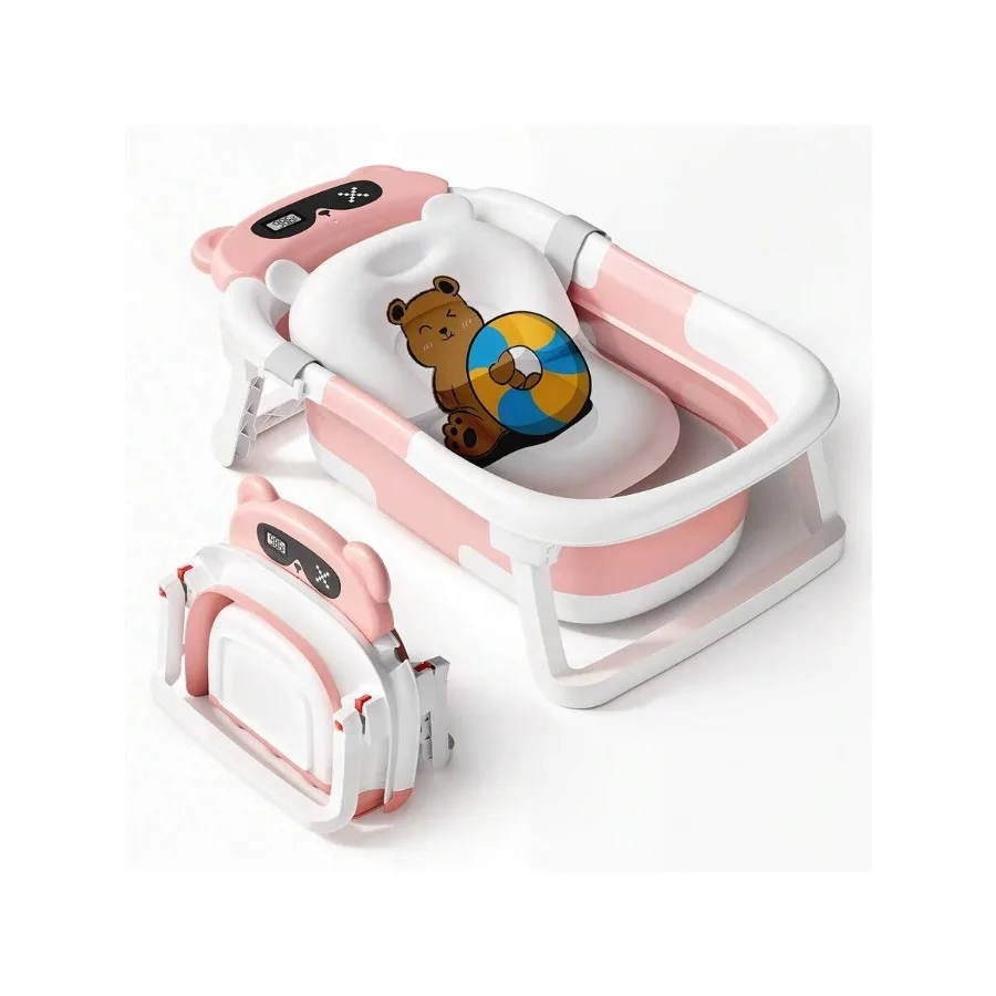 

EZIFY 's Bathtub - A Foldable And Durable Bathtub With Soft Padding, Portable Travel Design, No Sliding Hooks And Detachable, I