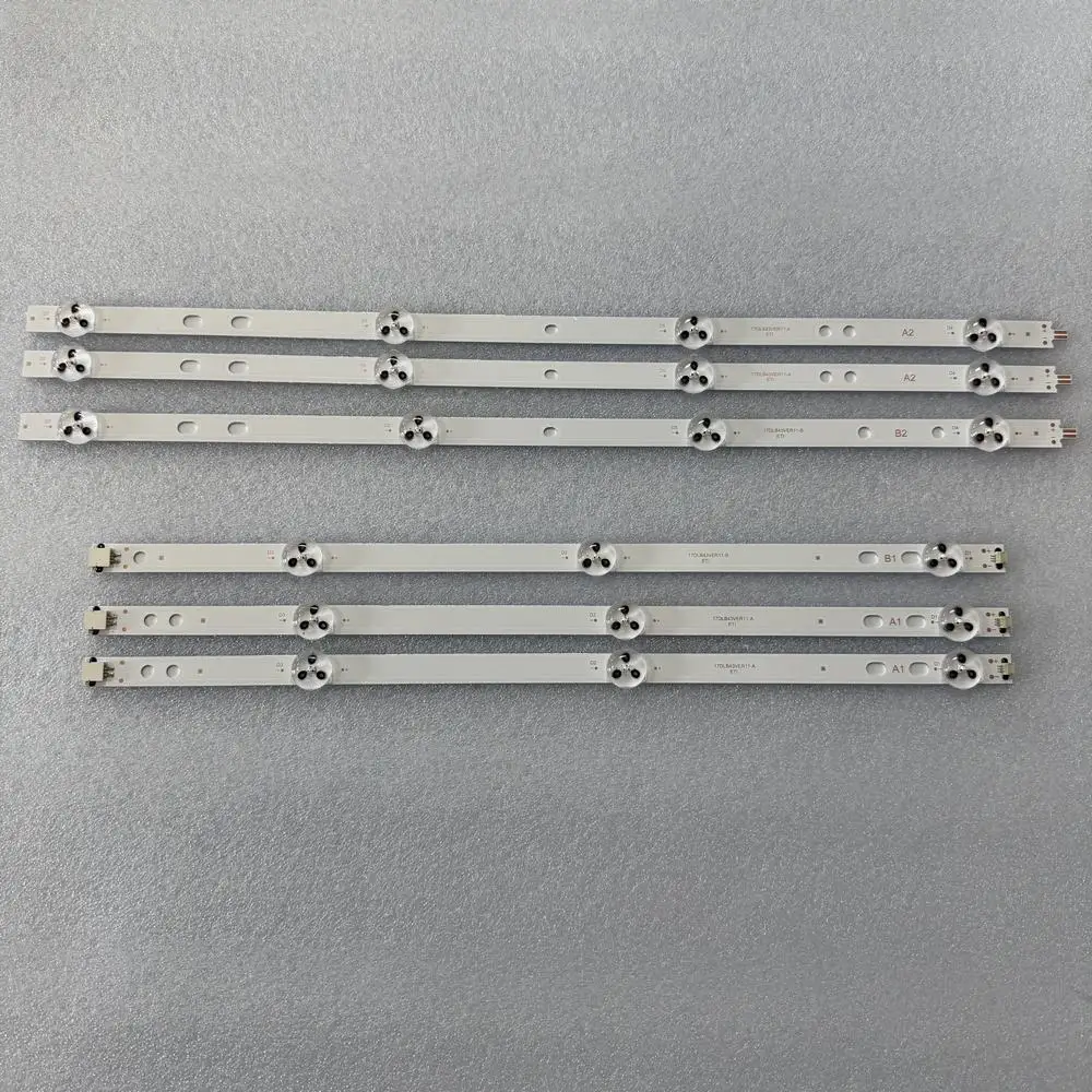 

Full LED backlight strip for Hitachi 43HE4005 43HAE4252 43HAE4251 43HAE4252 43HE4200 17DLB43VER13 LT43C700B