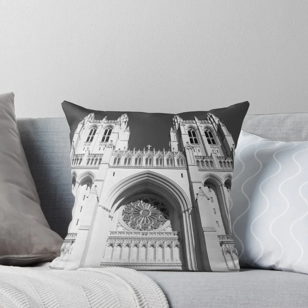 Washington National Cathedral - 2 Throw Pillow Luxury Pillow Case Sitting Cushion pillow