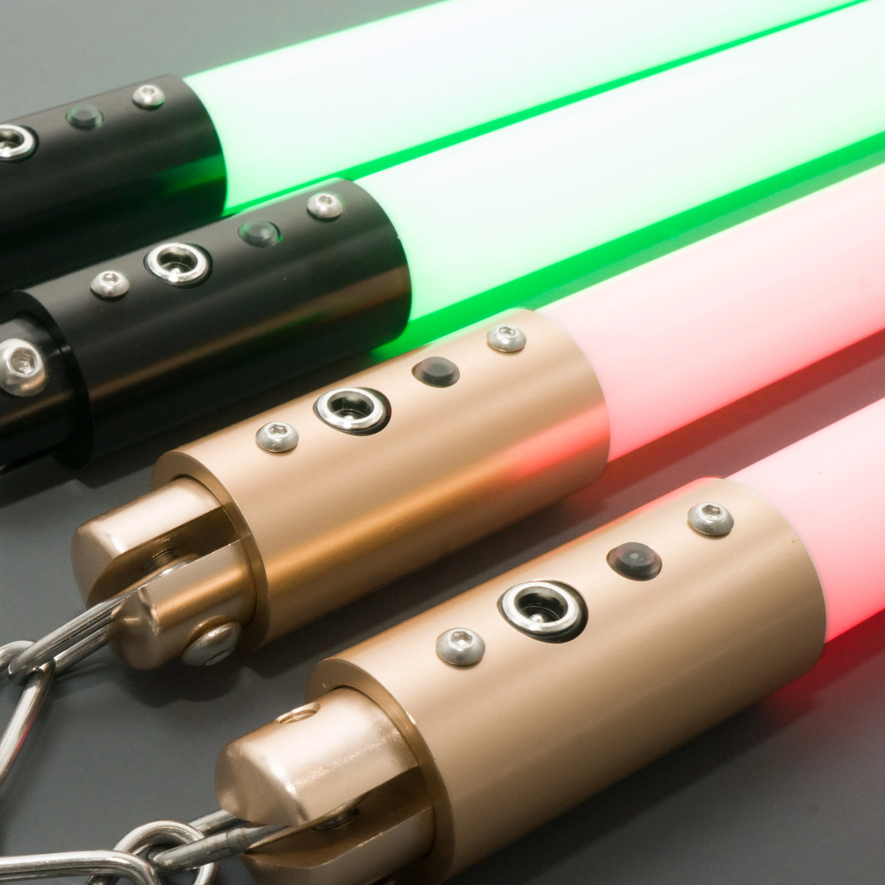 Double sword Lightsabers nunchaku Cool highlights toy Cosplay