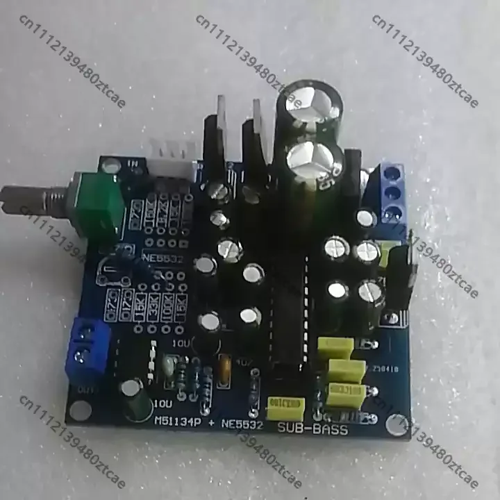 M51134 Bass Filter Board NE5532 Amplifier Subwoofer Preamp Car Home Low Frequency Adjust DIY Parts
