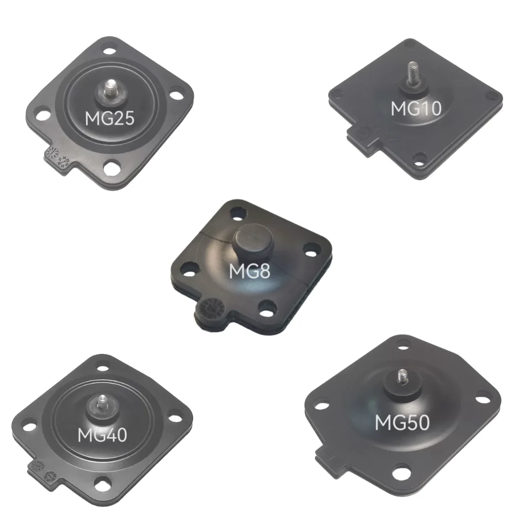 EPDM Single Layer Black Diaphragm Kits MG8 MG10 MG20 MG25 MG40 MG50 MG80 MG100 for 601 605 612 615 625 Diaphragm Valve