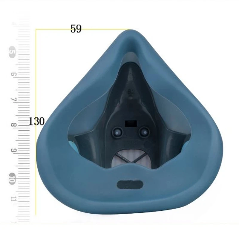 Máscara protectora de gas para pintura con filtro vapores orgánicos - imagen 2