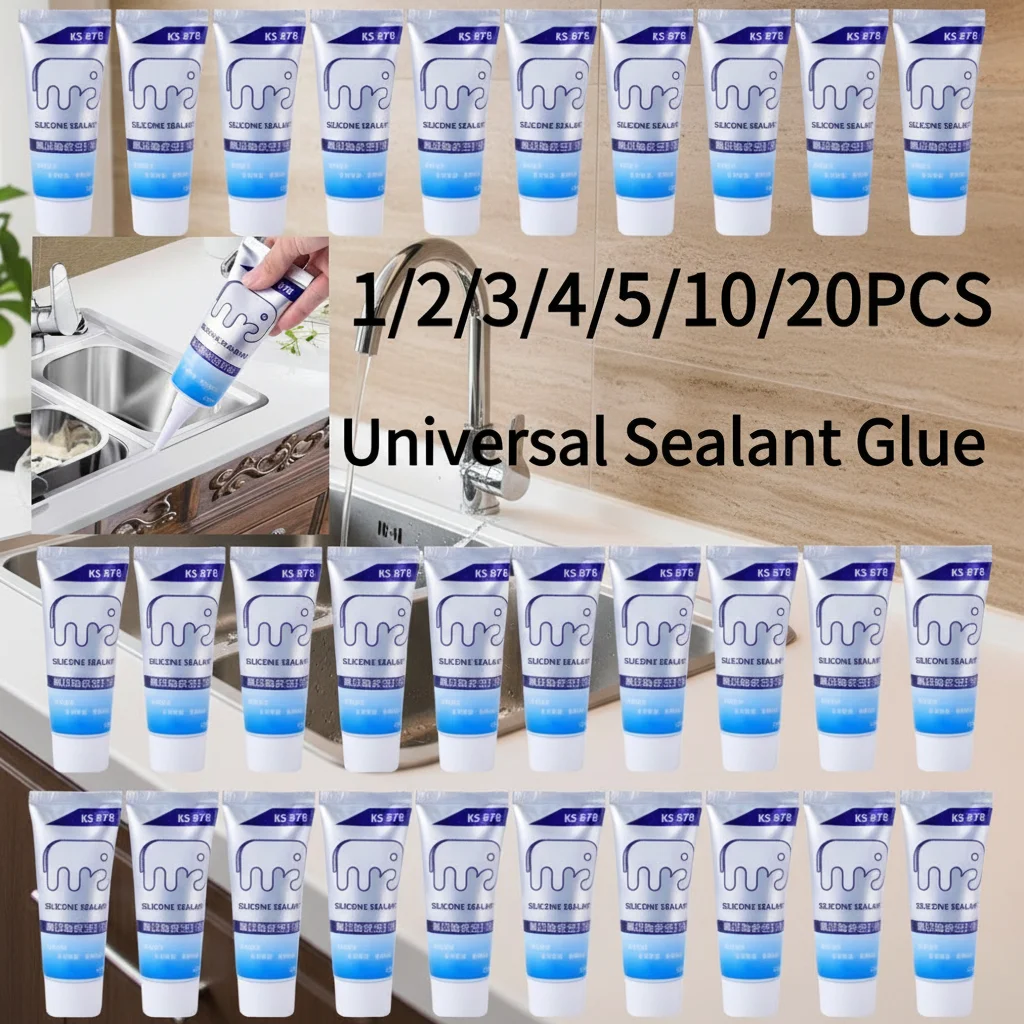 

10/20PCS Multipurpose Universal Sealant Glue Quick Drying Ultra-Strong Fix Sealer Nail-free Adhesive Glass Tile Ceramic Glue