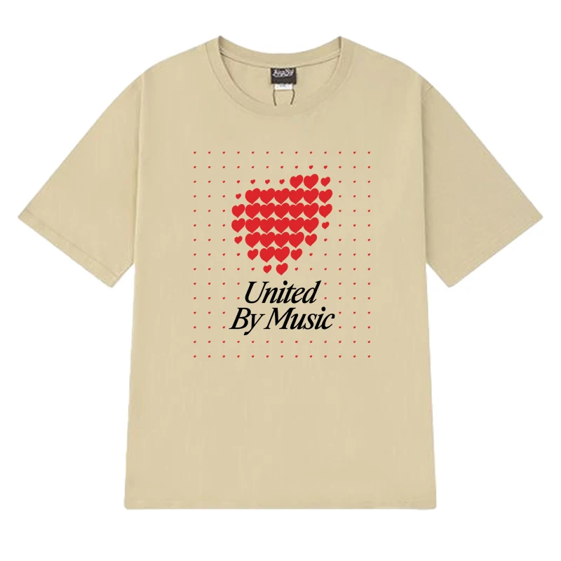 Switzerland 2025 Eurovision Song United by Music printed T shirt Men Women Fashion Y2k short sleeve T-shirts Unisex Cotton Tops - Image 6