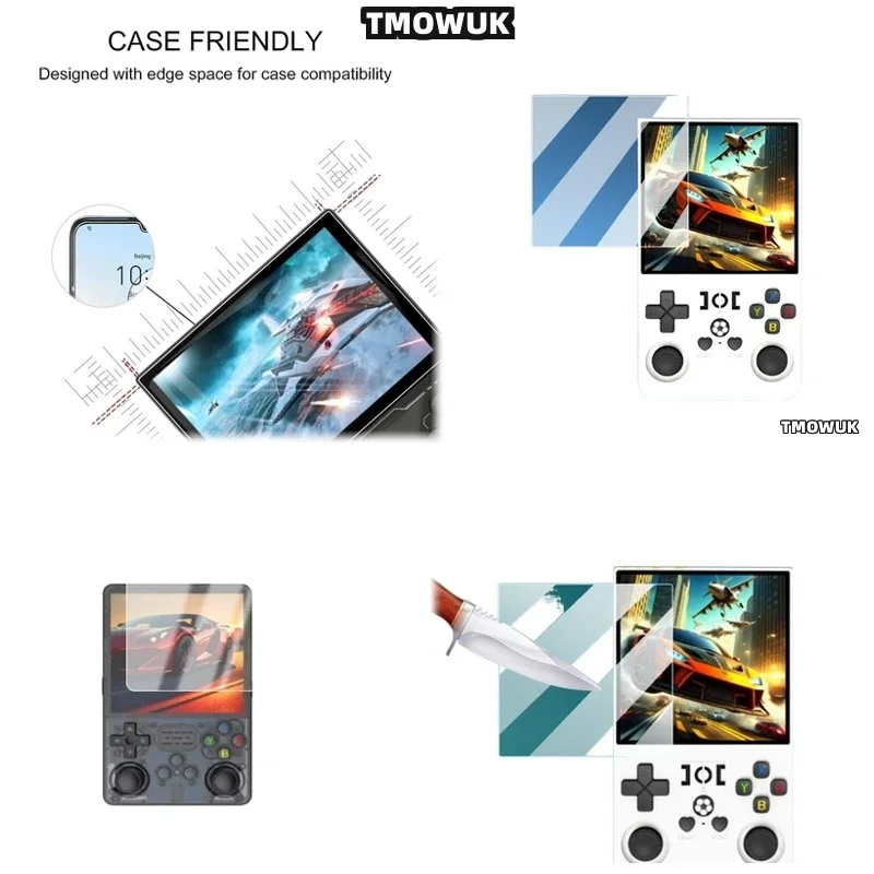 

For R36Max V40Max R36Ultra R36Plus High Definition Tempered Glass Screen Protector For Retro Game