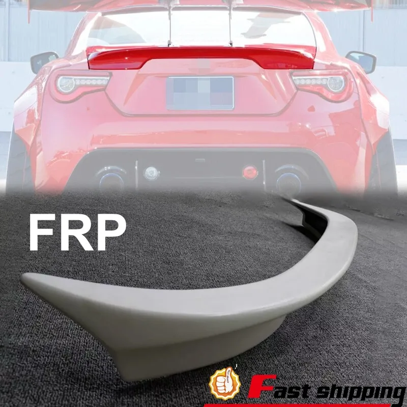 

Fit 2013-2021 Toyota FT/GT86 FRS BRZ ZN6 ZC6 Rear FRP White Trunk Spoiler Wing