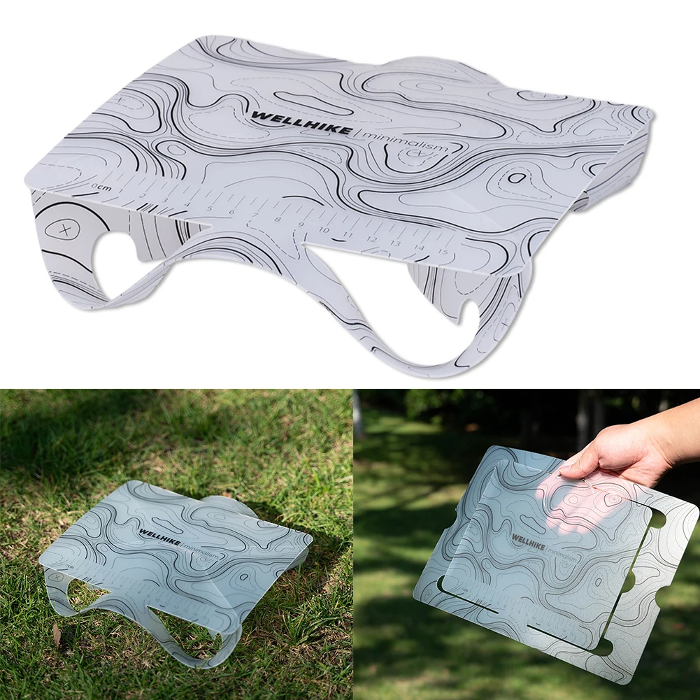 68G Gemüse Obst Schneidematte Camping Tisch Klapp Esszimmerbrett Klapptisch Tragbares Schneidebrett für Camping Zubehör