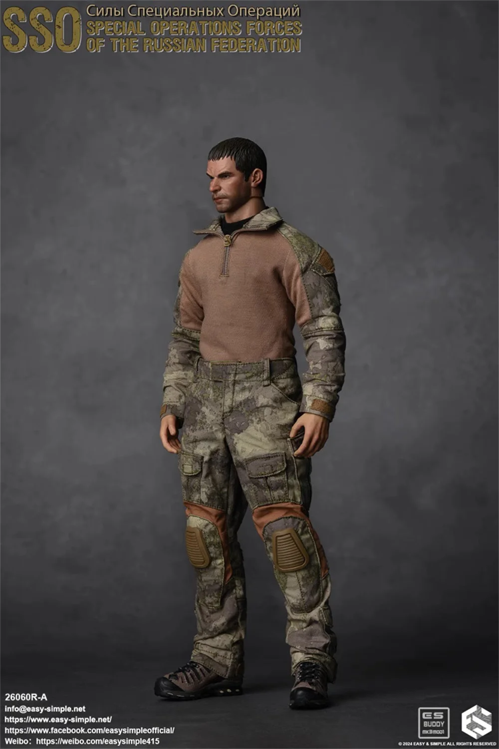 Scale 1/6 Easy&Simple ES 26060RA Soldier SSO Special Operation Forces Soldier Full Set Moveable Action Figure Model For Fans