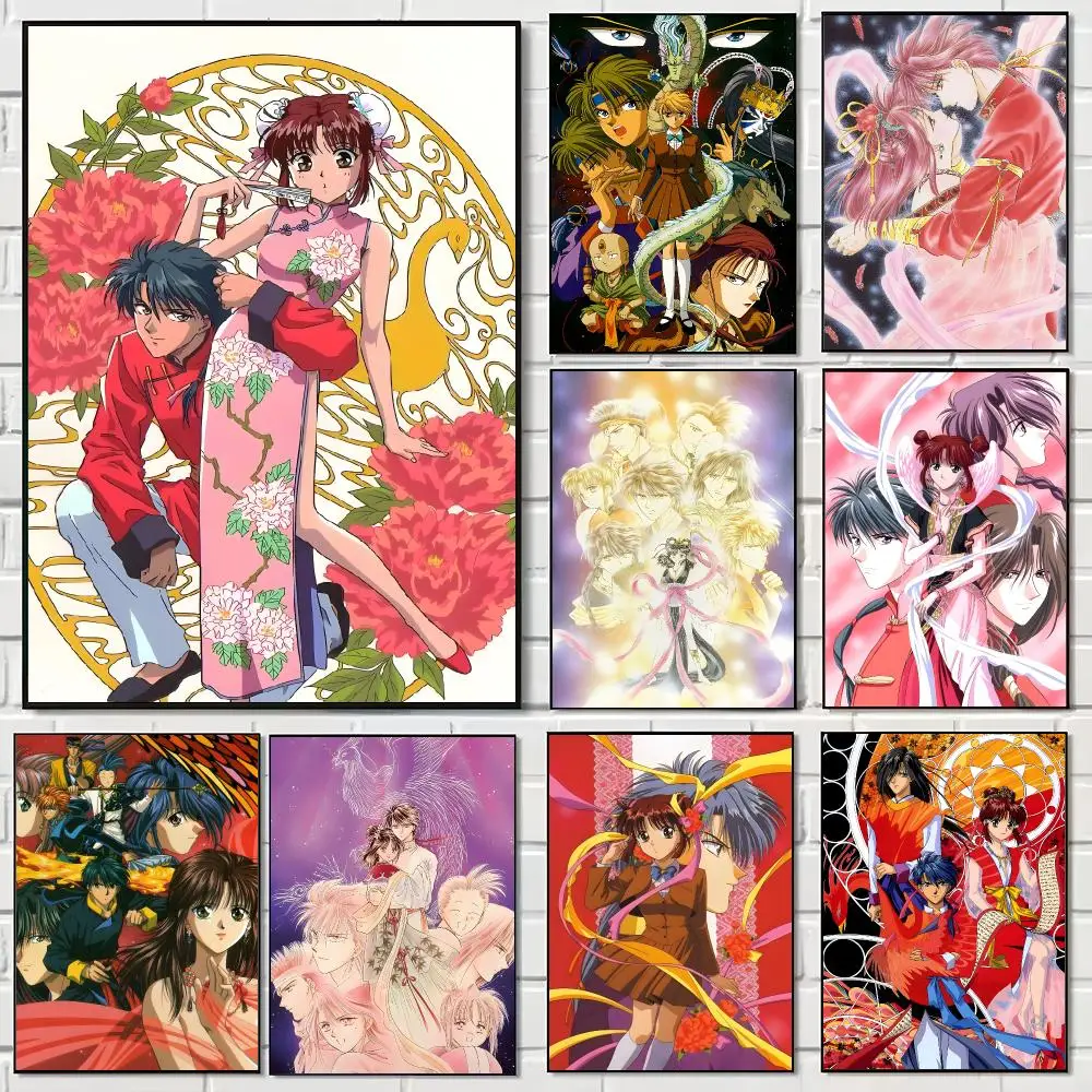 Shoujo Anime Fushigi Yugi Poster Print Painting Home Decor for Bedroom Living Room Hallway