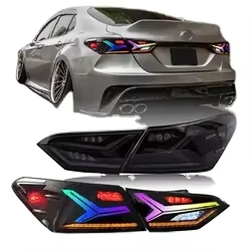 DK Motion Modified LED Tail Lights Car Lamp Assembly for Camry Led Tail Lamp 2018 8th Gen SE LE XSE XLE Turn Signal