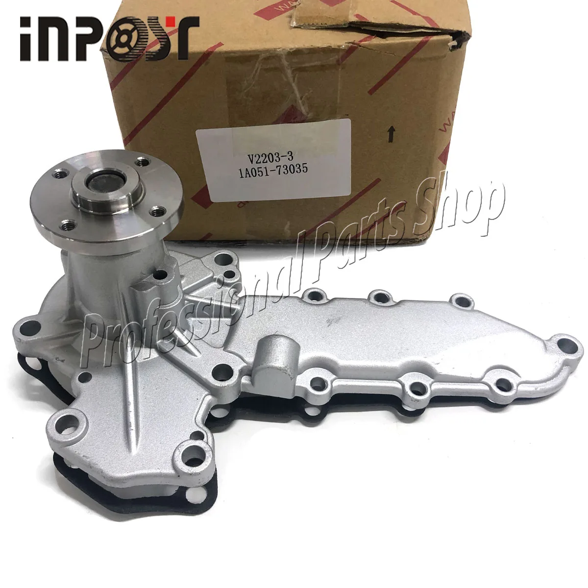 1A051-73035 Water Pump For Kubota 1A051-73036  1A051-73032 1A051-73030 W Gasket