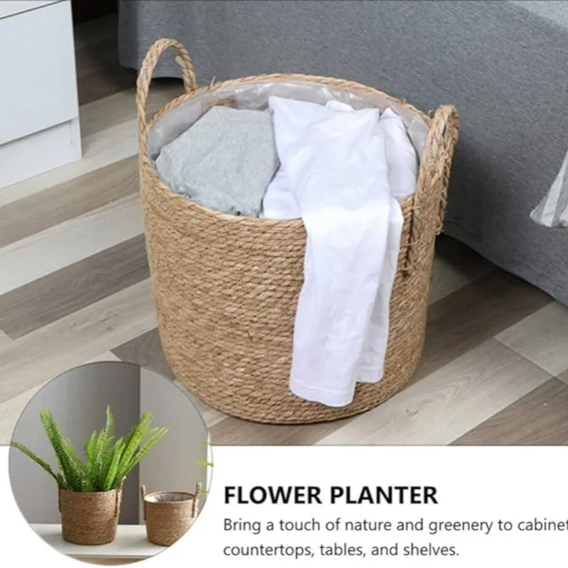 Natural Wicker Planter Basket 5