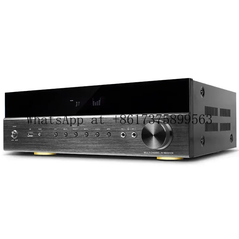 AV-6136HD 8-Channel Audio Amplifier True Surround Sound Decoder 700W Class A Amp for Home Theater