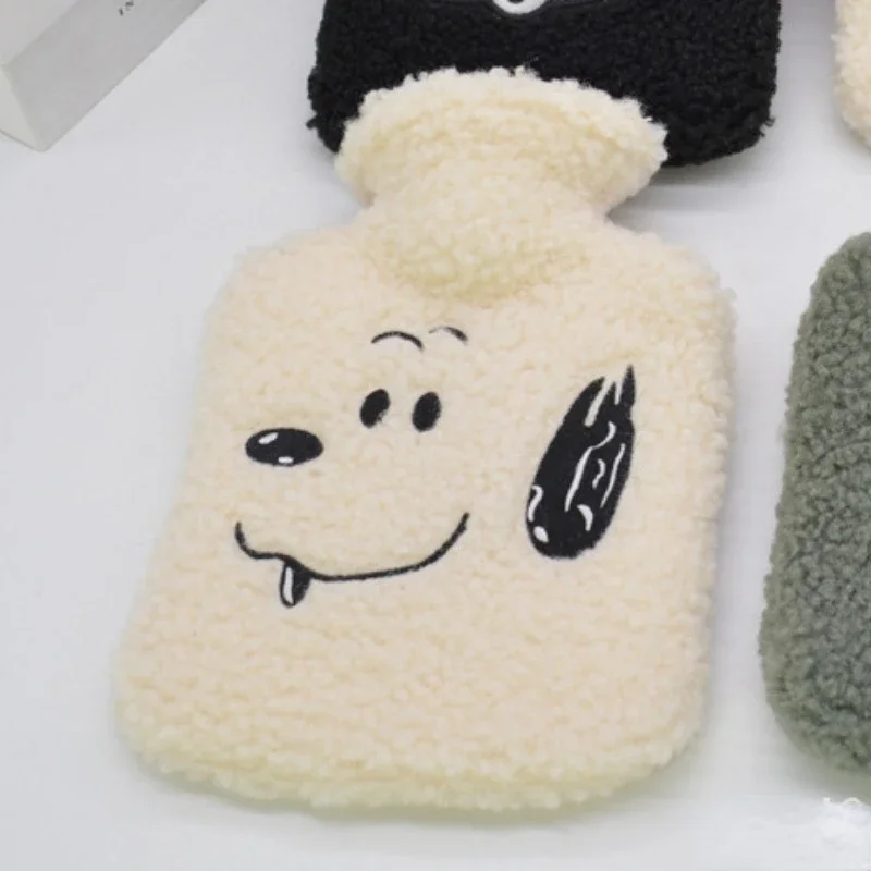 Snoopy Hot Water Bag Plush Kawaii Anime Cute Creativity Women Portable Safe Heat Cold Large Warmer Kids Hot Water Bottle Bags