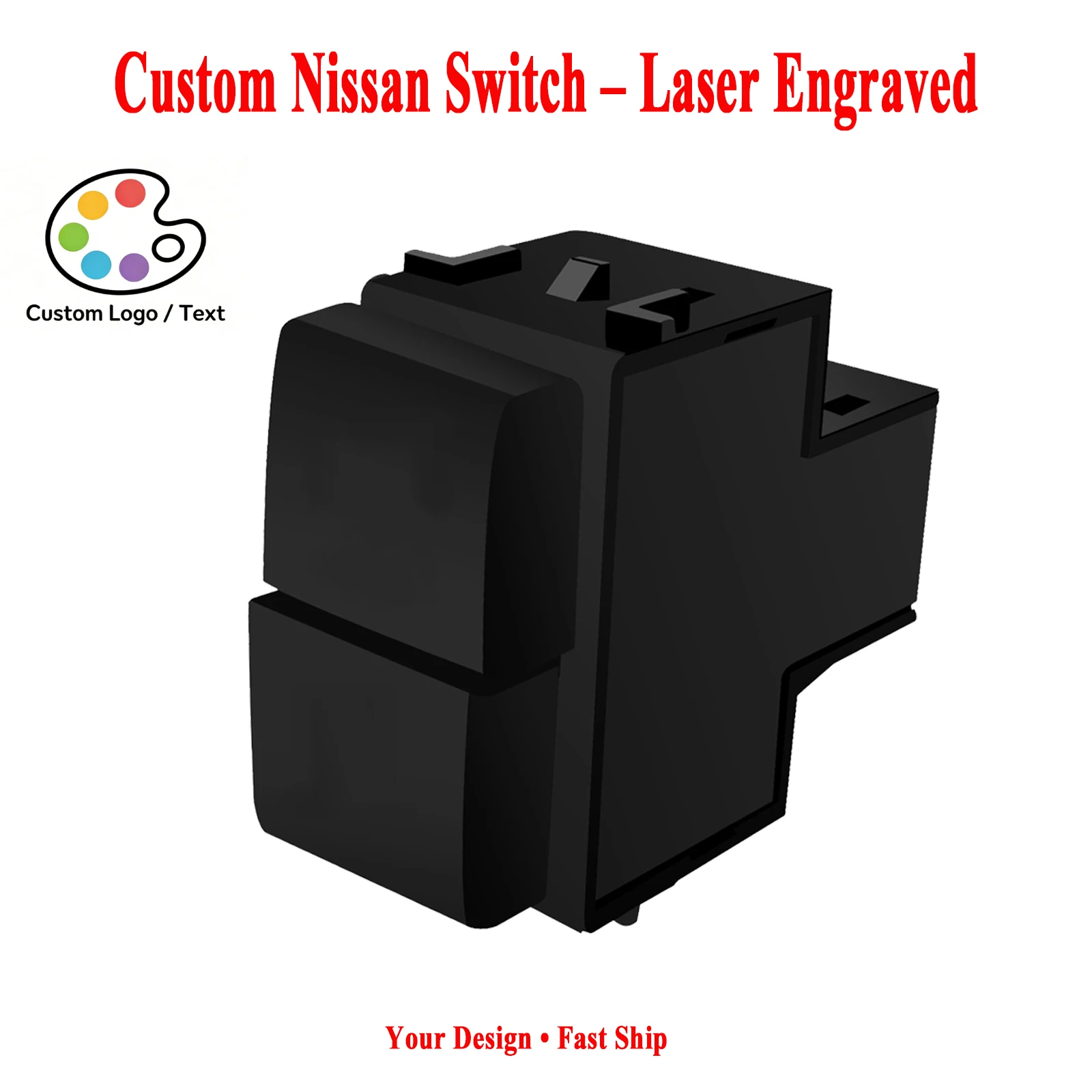 

DIY-комплект: 12В двойной кнопочный переключатель ON-OFF (моментальный) для замены OEM-деталей Nissan Navara D40, Patrol Y61/Y62, X-Trail T31, R51