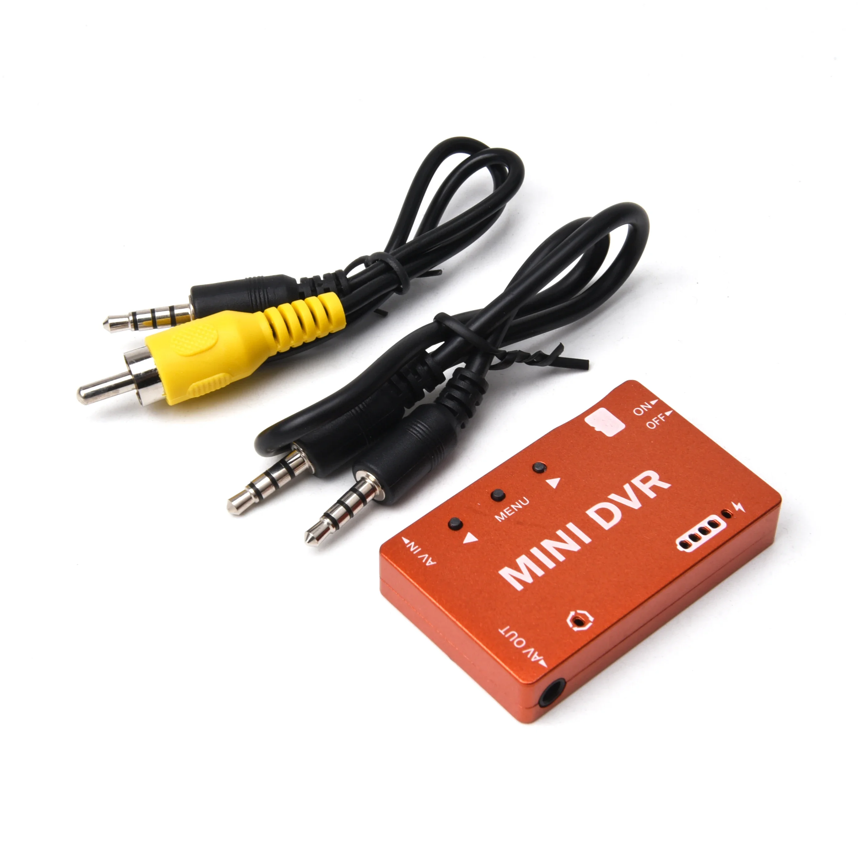 Mini FPV DVR Video Audio Recorder Built-in 3.7V 400mah Battery for FPV RC Multicopters VR Goggle Monitor
