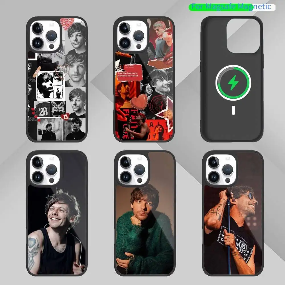 

L-Louis Singer T-TomlinsonS Phone Case For iPhone 17,16,15,14,13,Pro,Max,Plus,Magnetic For Magsafe Wireless Charging