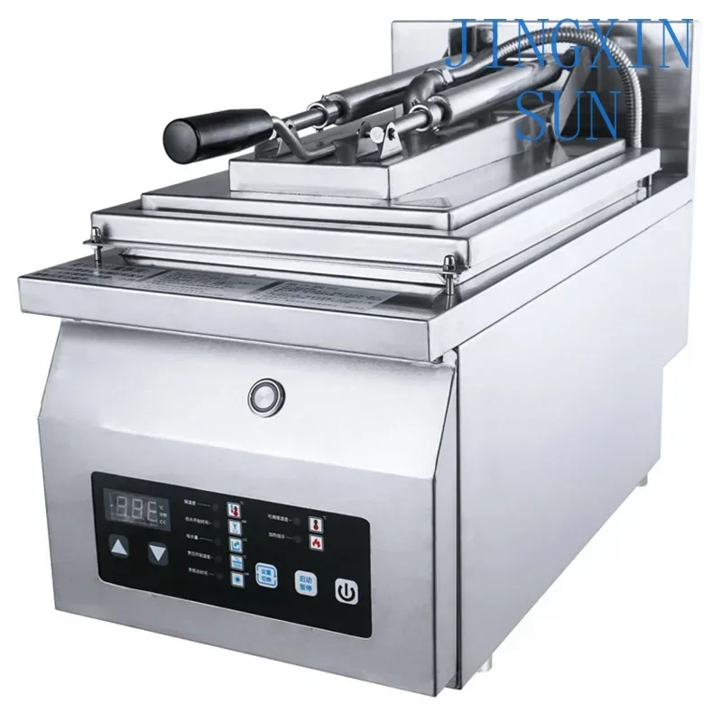 Automatic Fried Gyoza Bun Cooker Electric Dumpling Pancake Frying Machine Samosa Empanada Fryer Steak Griddle