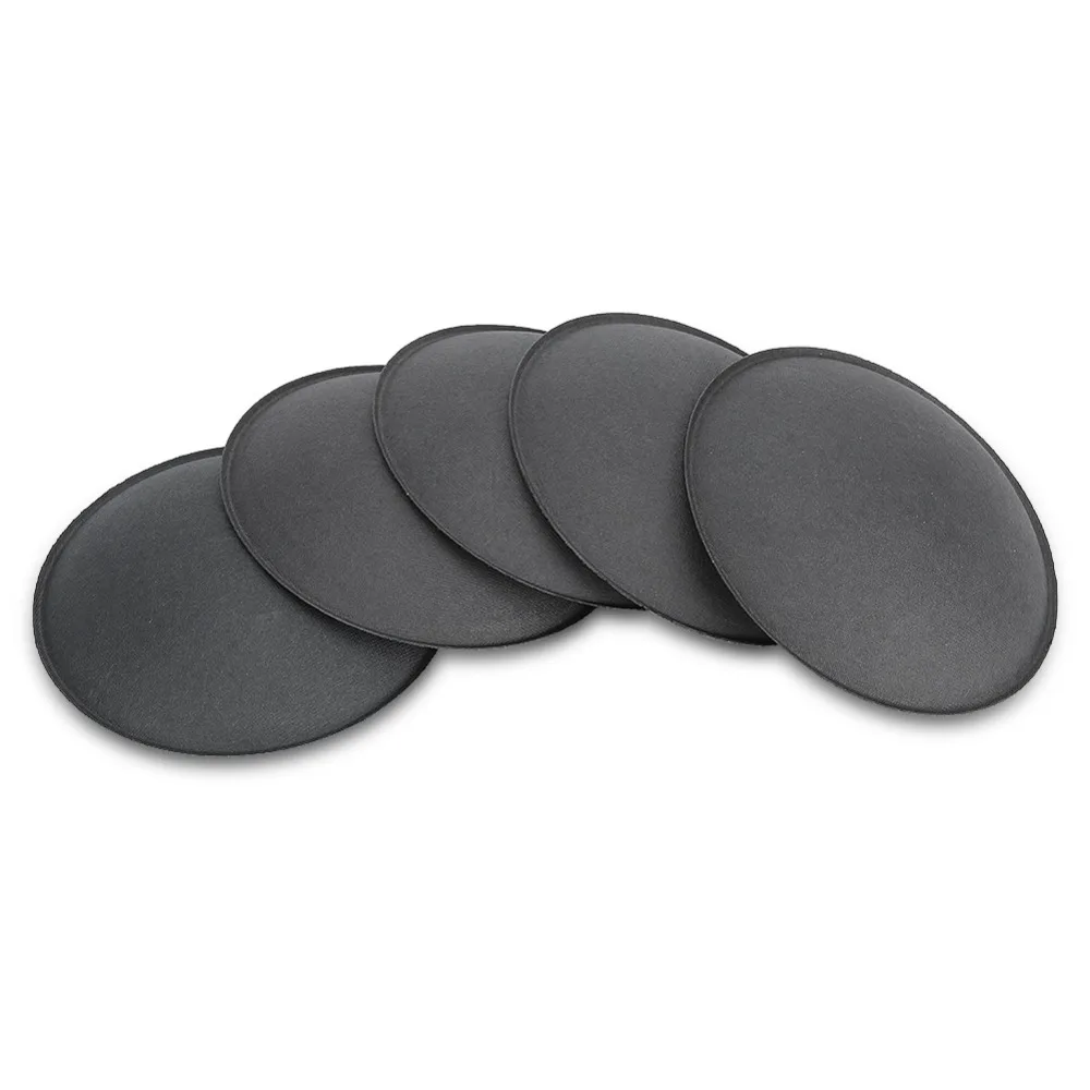 5 unidades de tapas antipolvo para subwoofer de varios tamaños opcionales, protectoras de papel negro para bocinas de bajos y altavoces KTV
