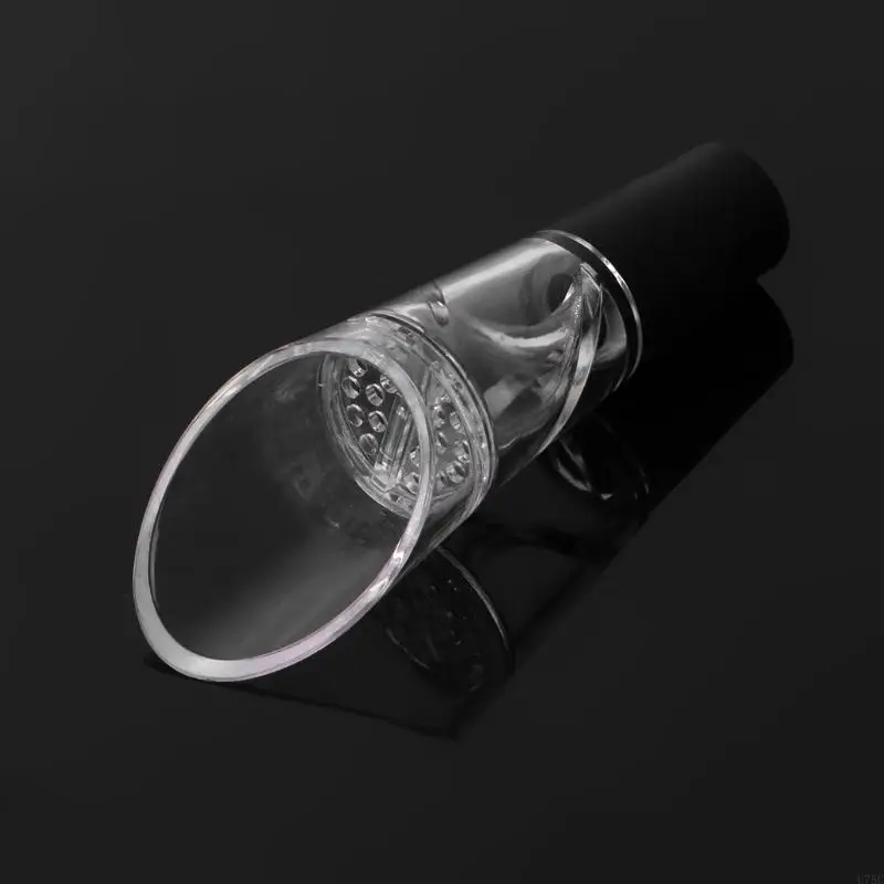 U75C 1Pc for Cross Flowing Wine Aerating Pourer Spout Decanter Aerator Quick Pouring