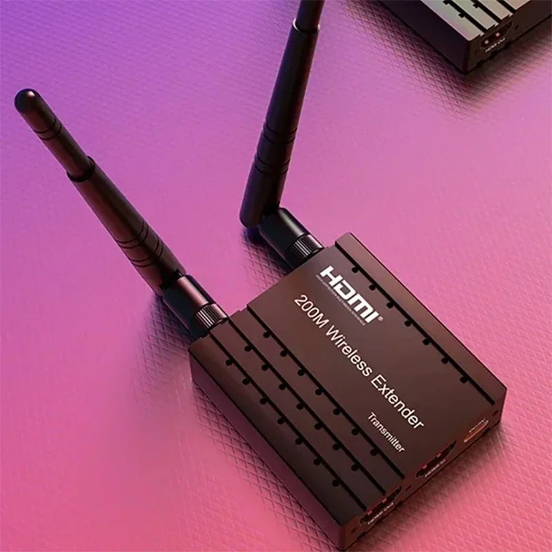 Wireless HDMI Extender Audio Video Transmitter and Receiver 200M Screen Mirror Display Adapter Fr Camera Laptop PC To TV Monitor