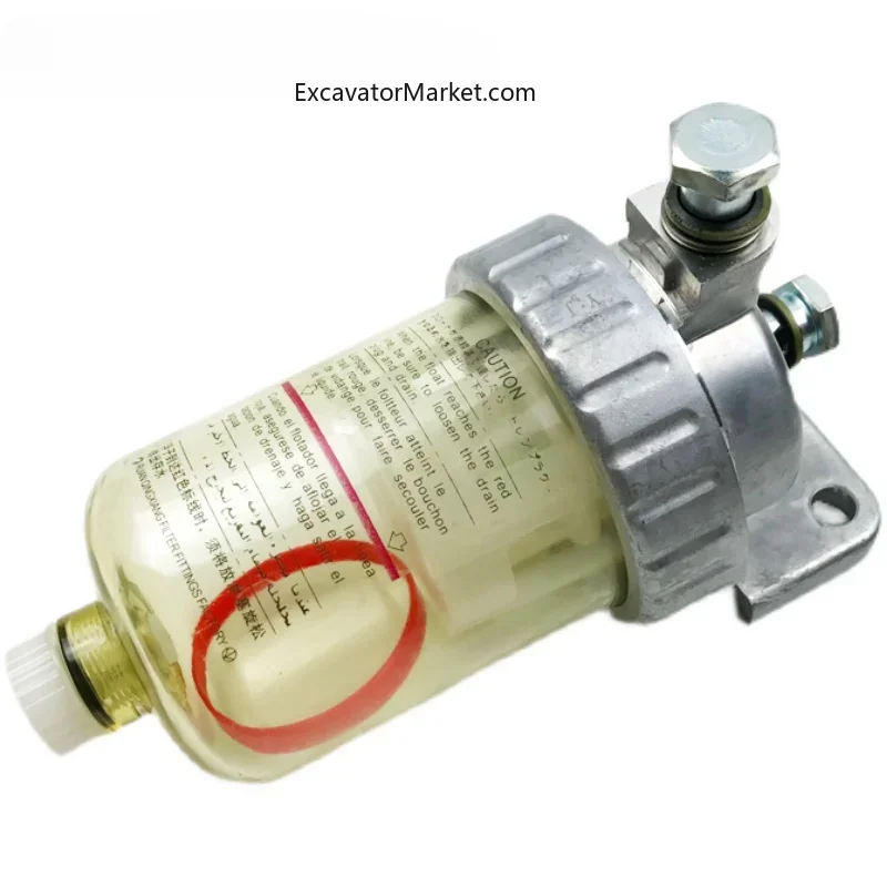 Excavator Accessories  Komatsu PC120/200-3/5/6 excavator oil-water separator assembly diesel filter