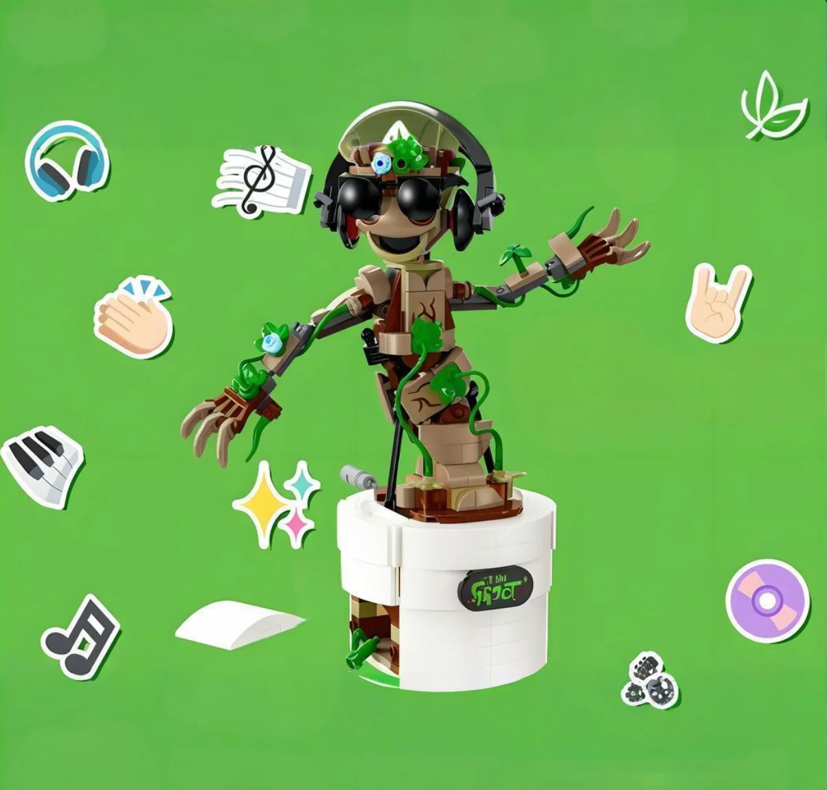 

459 шт., танцующее дерево MOC, космический корабль, боевая модель, строительный блок, архитектура, образовательная сборная модель, игрушка