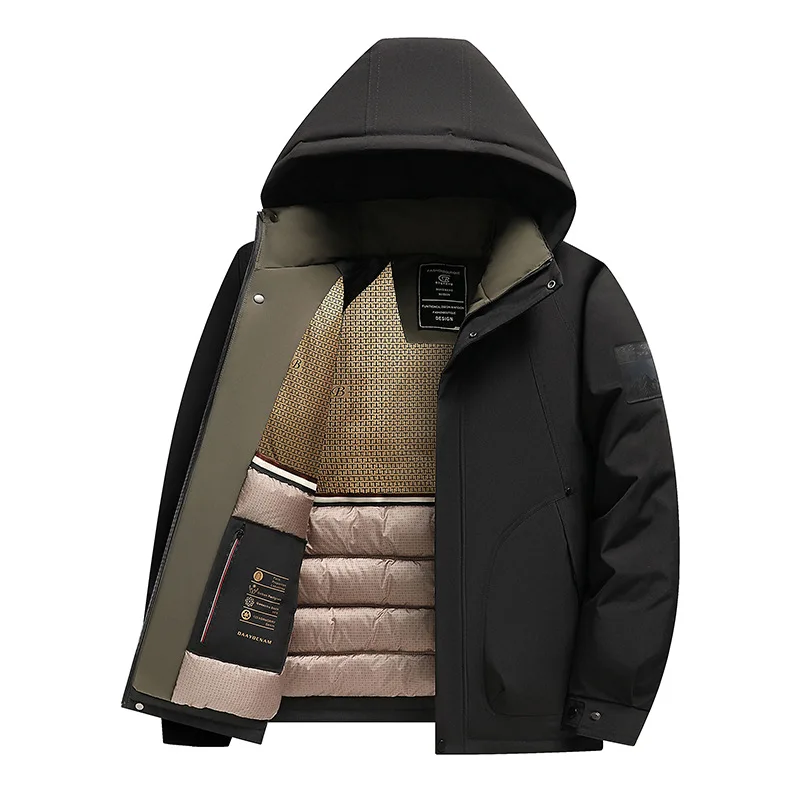 2026 Winter 3D Cross-border Men's Thickened Casual Warm Jacket Cotton Clothing
