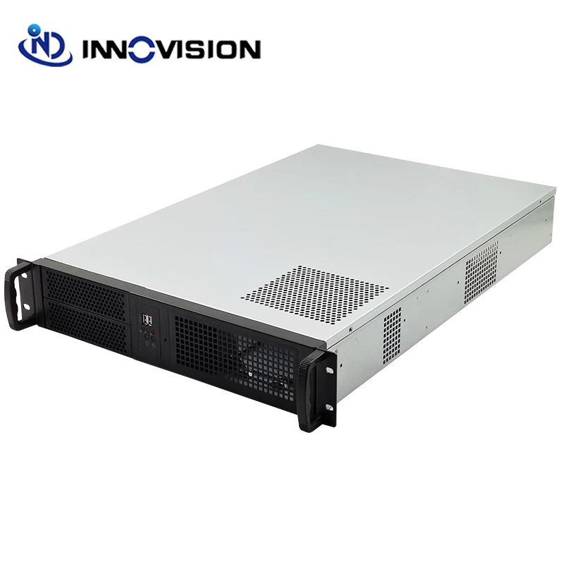 Flexible 19inch rack mount  2u server chassis support EEB 12*13 inch board with 2*5.25inch bays