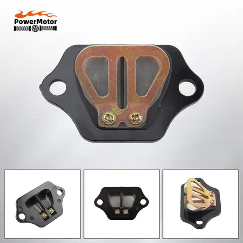 Motorbike Motorcycle Reed Intake Valve 2-Stroke Moped Scooter Reed Valve Block With Petals Membran Assy For Honda Mouselet PAL