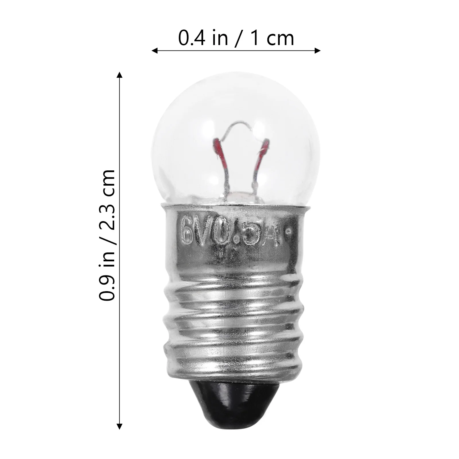 50 قطعة لمبة إضاءة صغيرة 6 فولت قاعدة برغي للتجربة الفيزيائية مشاريع العلوم الفصول الدراسية تعلم الأدوات التعليمية #2