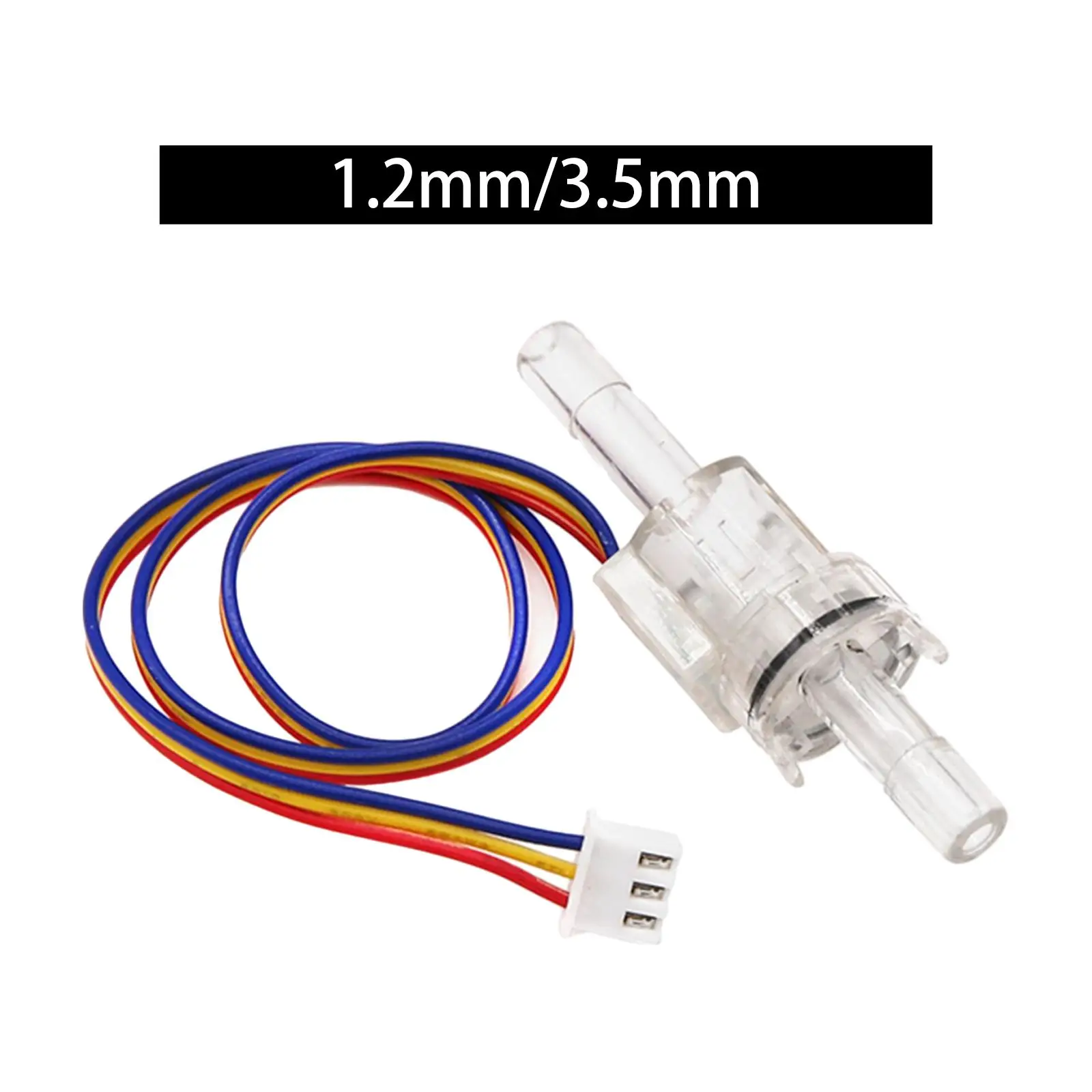 Water Flow Sensor Easy to Install Replacement Water Conditioning Turbine Flow Meter for Coffee Machine On-off Meter