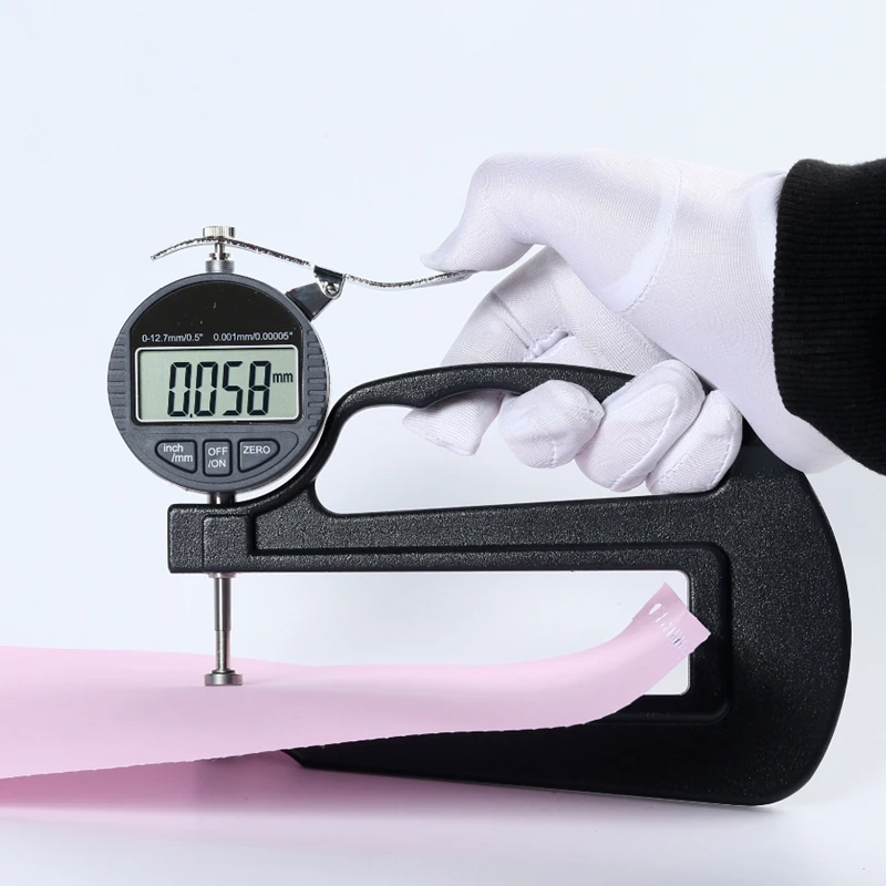 

Measure Tools Depth:120mm 0.001mm Digital Thickness Gauge 0-10mm Electronic Micron Thickness Indicator Paper Leather Micrometer