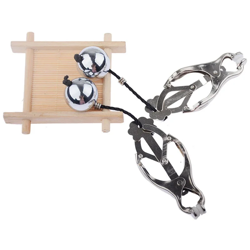 المعادن الوزن الكرة الحلمة المشابك الجنس الثدي المشبك مقاطع الجنس لعب الحلمات كليب ألعاب الكبار للأزواج اللعوب اللعب الحلمة كليب 18 #4