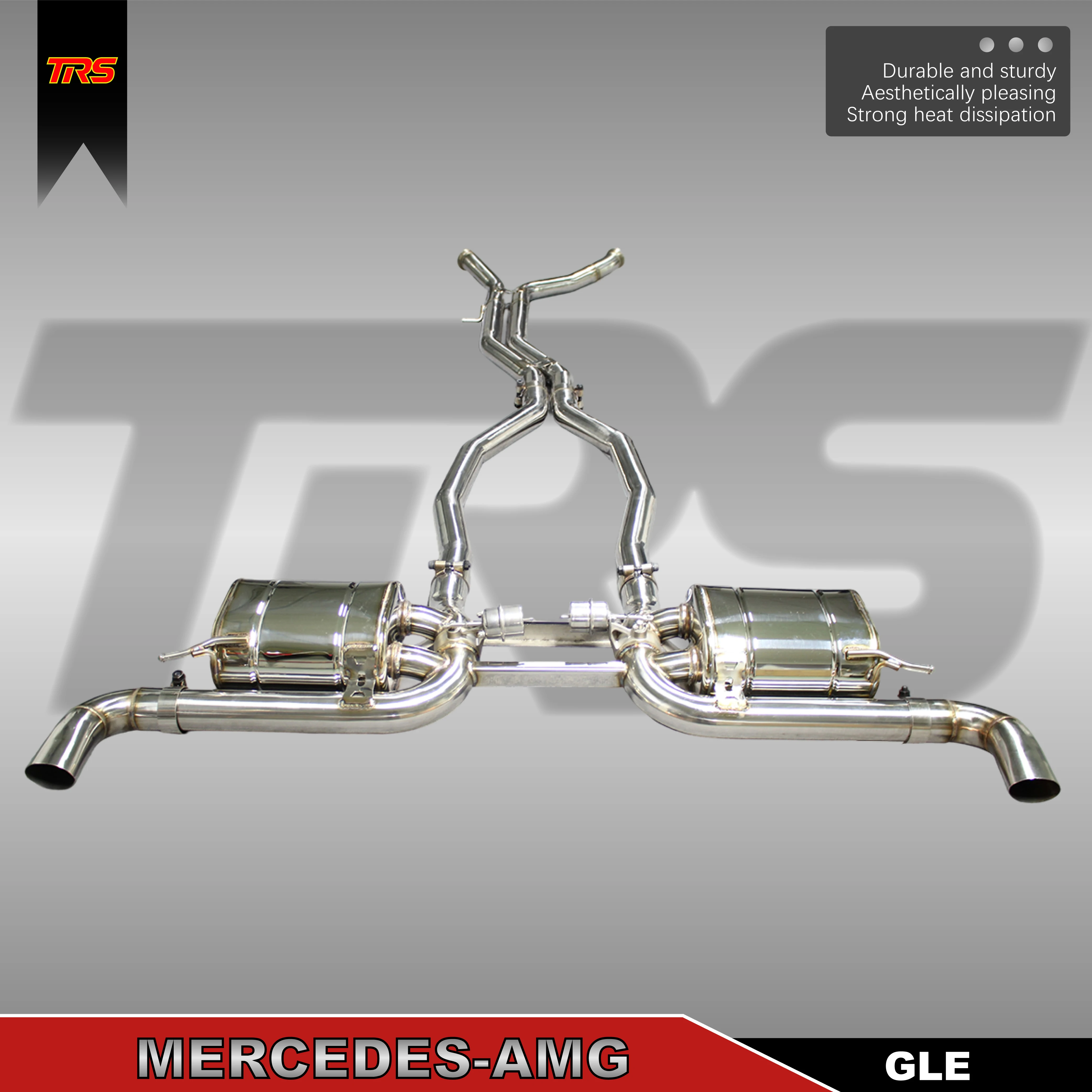 

X167 AMG Performance Exhaust | 3.0T/4.0T Biturbo | Valved Quad Tips | Aerospace Alloy