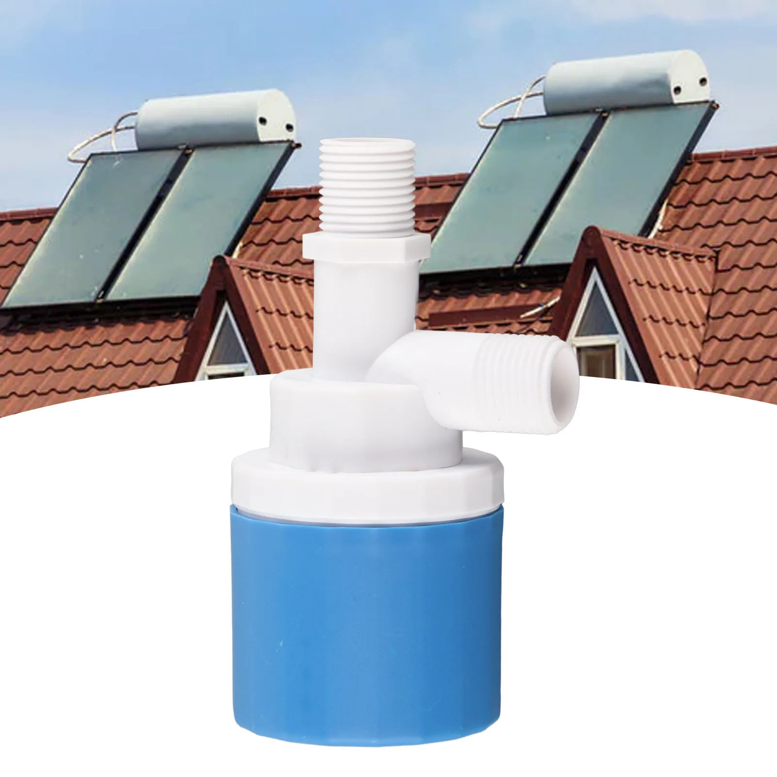 ZK40 Automatic Float Valve Inside Type Nylon Safe Water Level Control Valve for Solar Water Heaters 1/2in