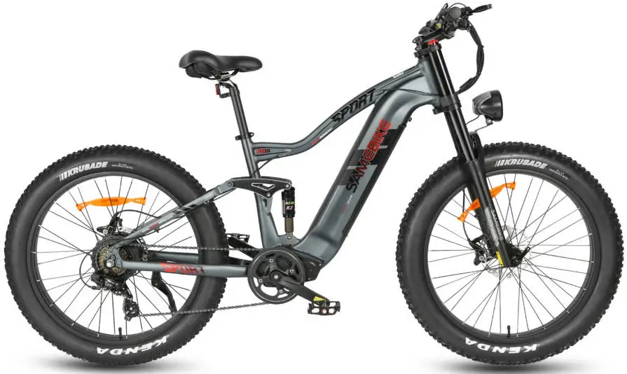 Electric Bike SAMEBIKE RS-A08 1000W motor 48V 17AH Battery 45km/h e bike 26 Inch Tire Mountain Shock absorption Electric Bicycle image 4