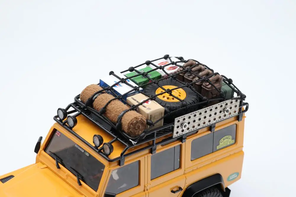 أورلاندو هنتر RC نموذج سيارة تسلق ، 32 ، 24 ، رف أمتعة ، شبكة جيب ، A01 ، A02 ، A03 ، قطع ديكور للمدافع ، باجيرو رانغ