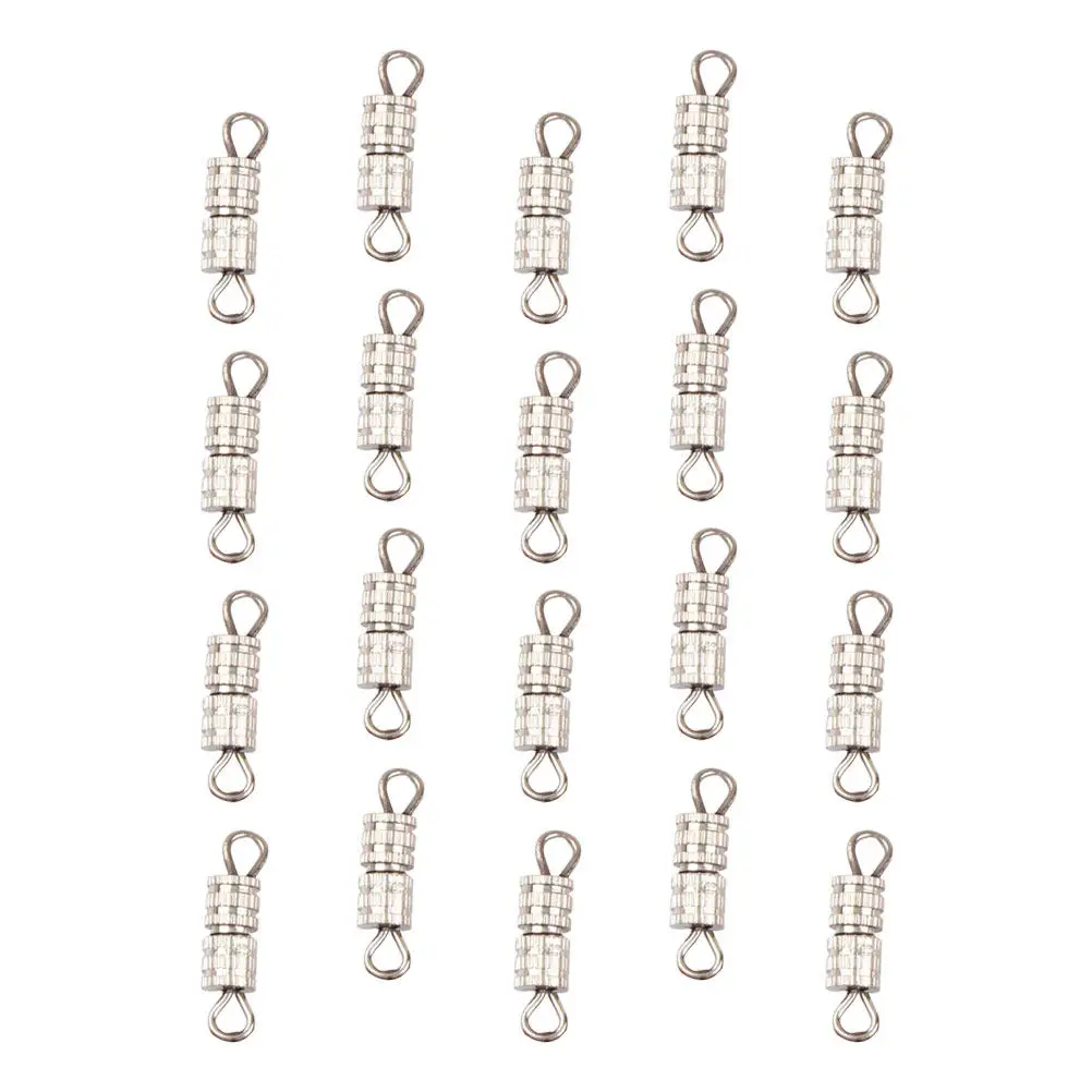 100 fermoirs de sécurité en cuivre à visser pour colliers, bracelets et accessoires de fabrication de bijoux DIY