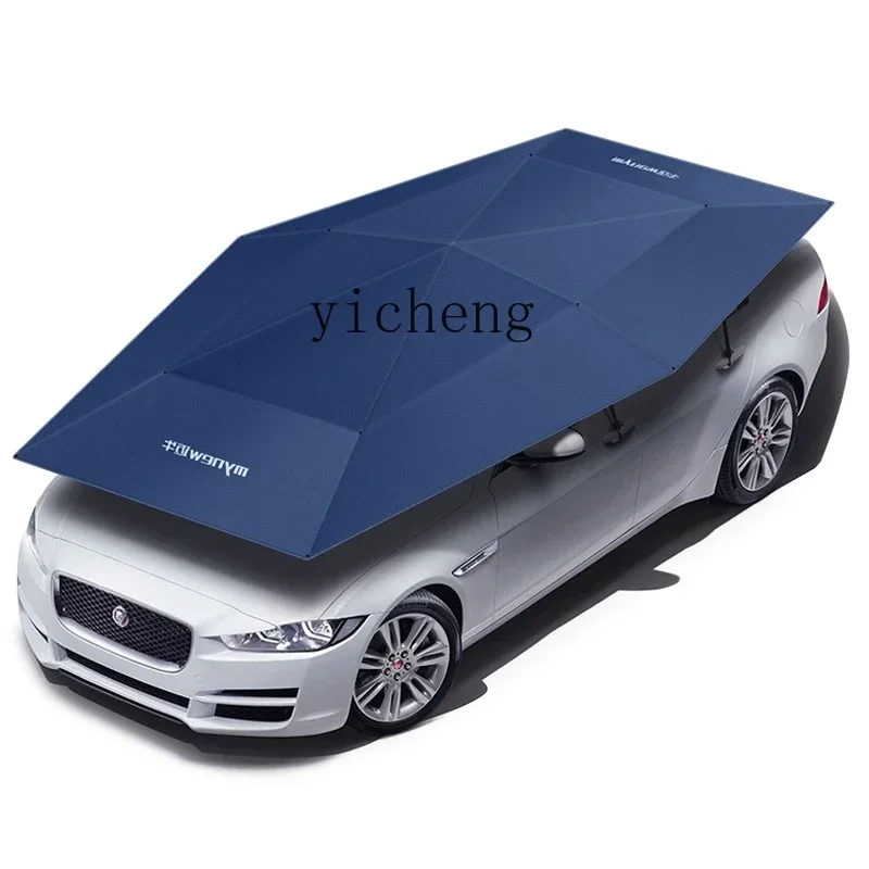 

car parasol automatic folding roof summer sun protection carport