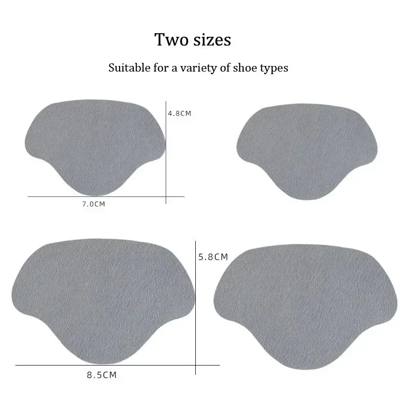 4Pcs Sneaker Heel Repair Pad Adjustable Size Wear-resistant Footbed Invisible Heel Repair Pad Repair Shoe Hole Pad Back Sticker image 4