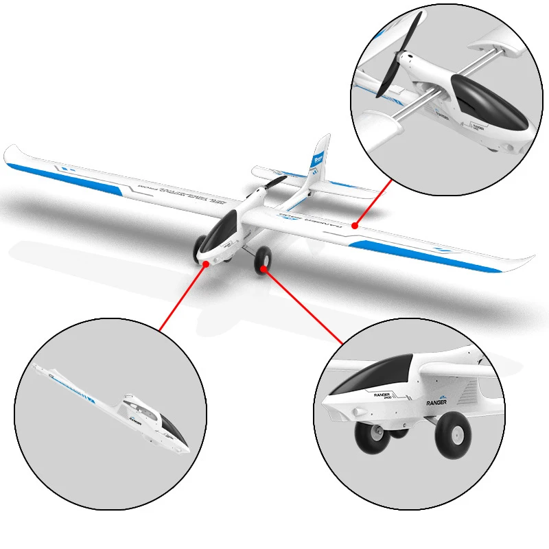 Volantex RC Ranger 2400 V757-9 75709 2400mm Wingspan 5 Channel EPO FPV RC Plane Airplane Model Glider PNP SET Without Battery